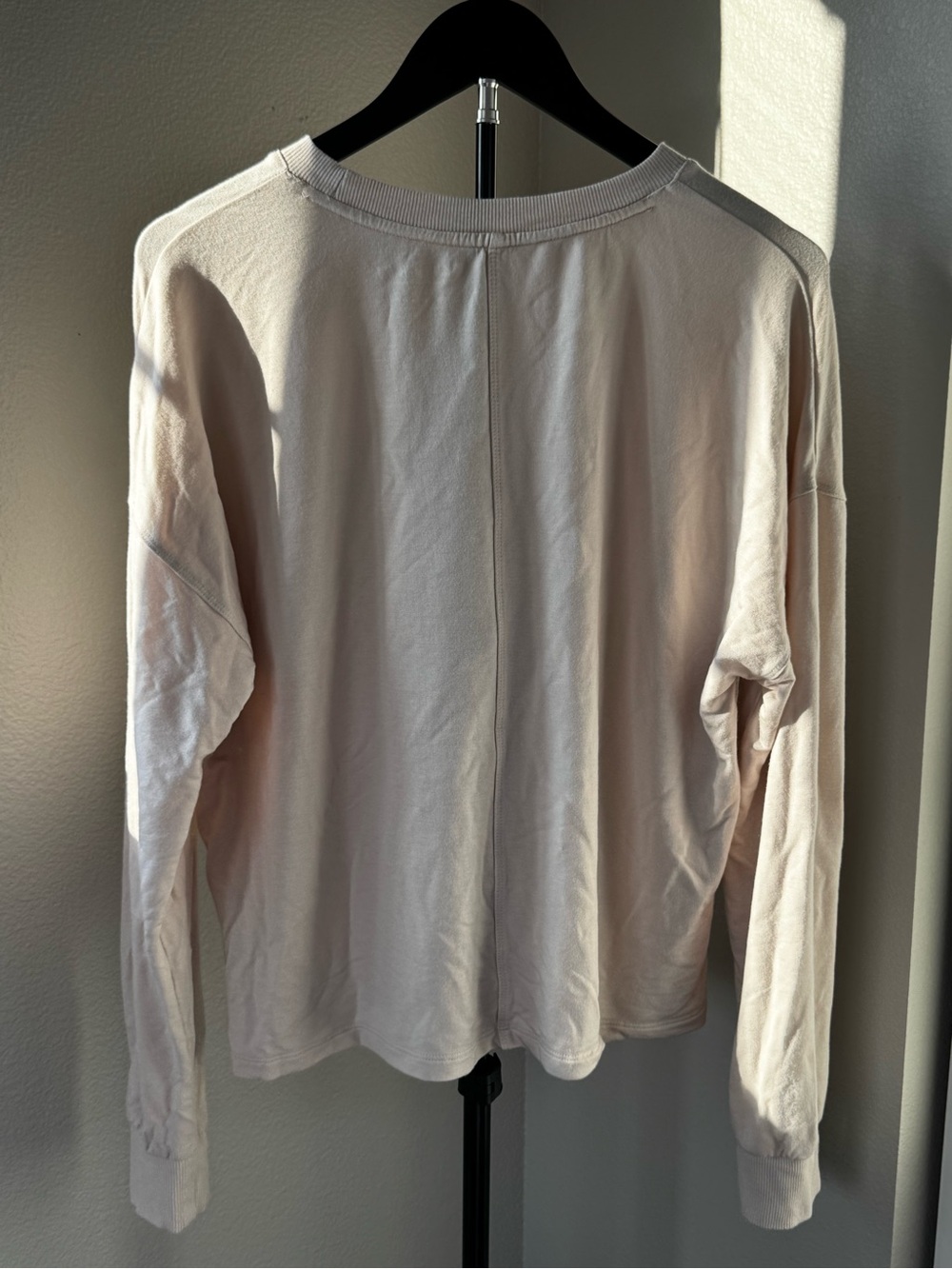 Thread & Supply RECREAT//ON Crewneck Pullover in Pale Beige - Picture 2 of 3